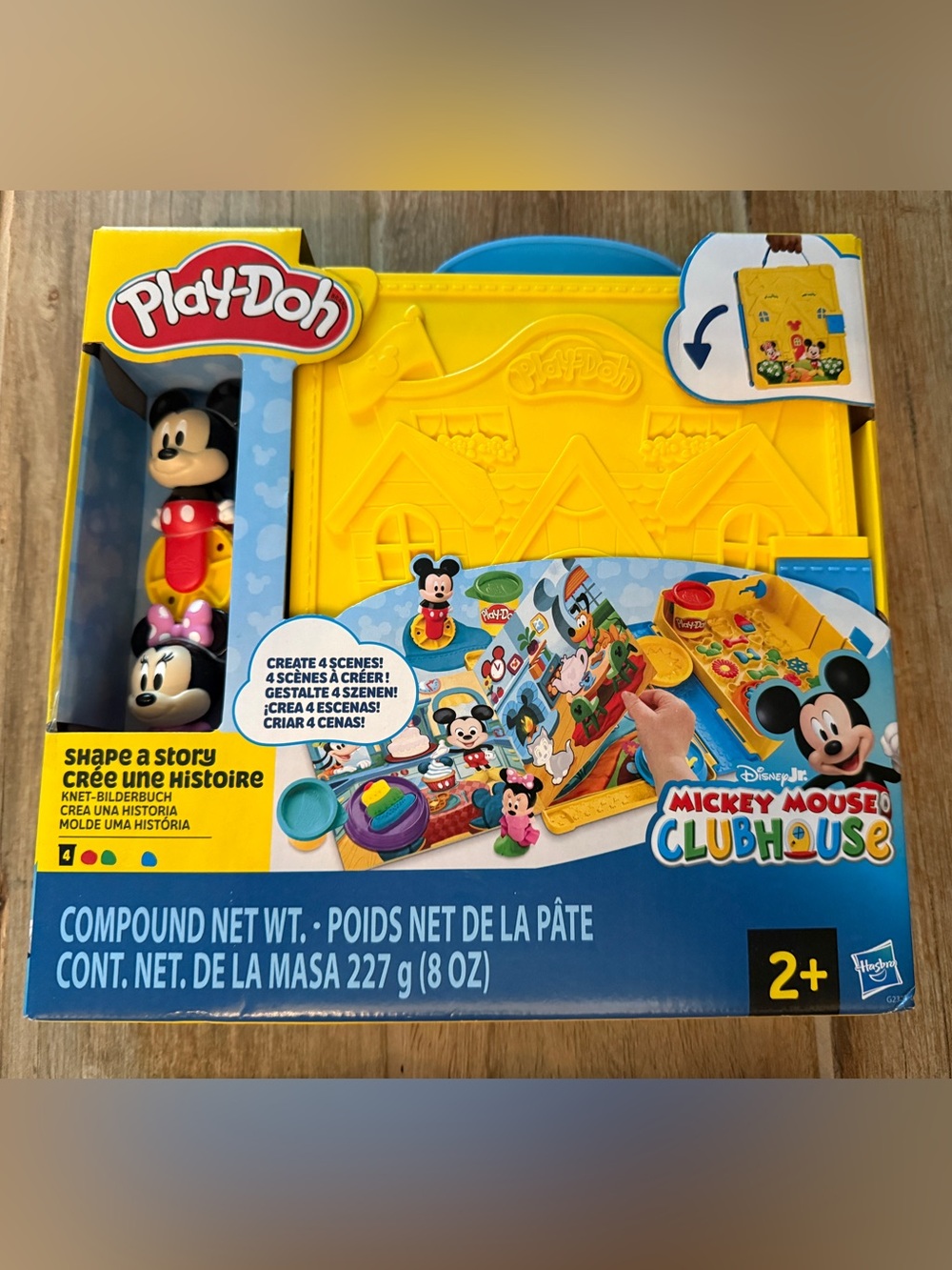 Play-Doh Mickey Mouse Clubhouse Yellow Playset Creative Carry Case
